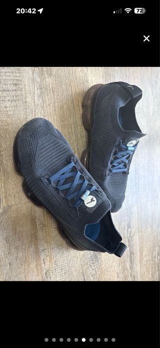 Zapatillas deportivas niño azul/gris