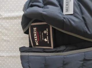 Sudadera McKenzie Negra y Gris con Capucha