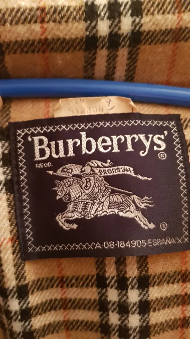 Trenca clásica Burberry de los 80