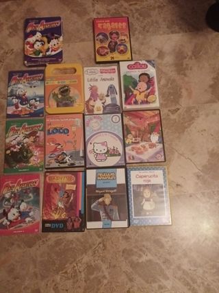 Lote 12 Películas DVD Infantiles Variadas