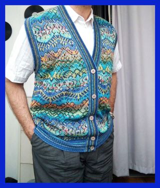 panciotto gilet uomo vintage college marcazzani 