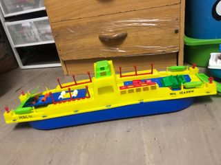 pack de 7 Barcos grandes de plástico