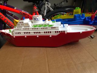 pack de 7 Barcos grandes de plástico