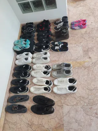 Lote 20 Zapatillas Nike,Adidas,Puma VER!