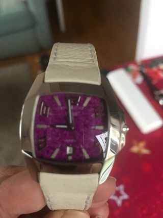 Reloj Lotus Mujer Morado y Blanco