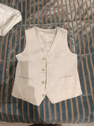 Chaleco lino Coconut talla 9-10