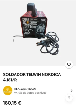 Soldador Telwin Nordica 4.181/R