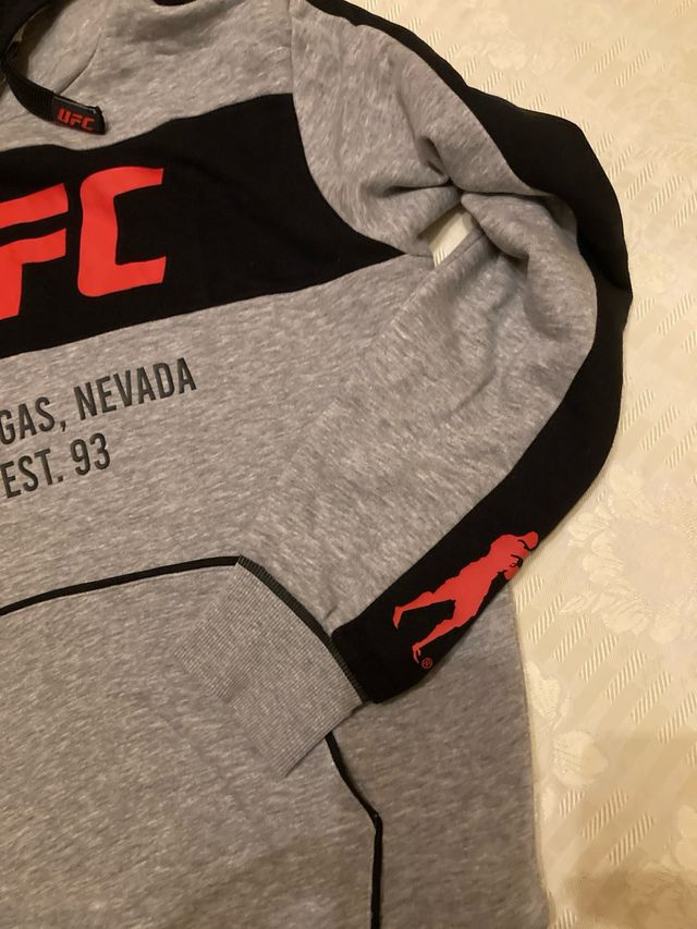 Felpa UFC Boxer des rues Grigio Nero