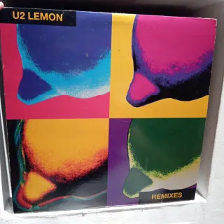 Disco Vinilo U2 Lemon Remixes rock pop  synthpop