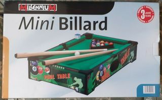 MINI TAVOLO da BILIARDO 15 PALLE BILLARD Carambola