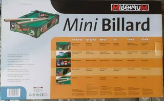 MINI TAVOLO da BILIARDO 15 PALLE BILLARD Carambola