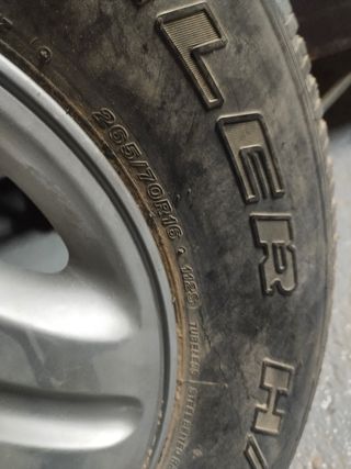 Neumático 265/70R16 112S Toyota