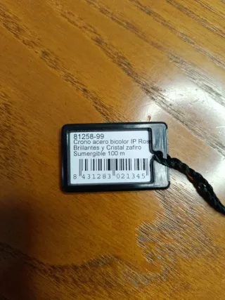 Reloj Sandoz Cronógrafo Oro Rosa y Diamantes