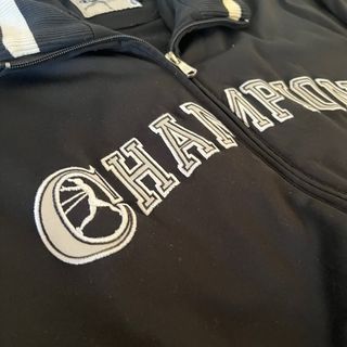 Felpa Champion, track jacket vintage anni 2000 