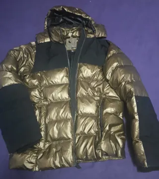 Abrigo acolchado hombre XL dorado