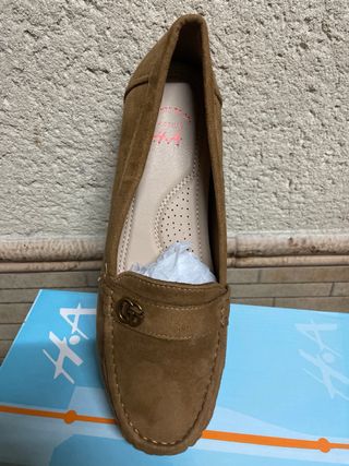 Mocasines Mujer H&A Marrones Talla 41