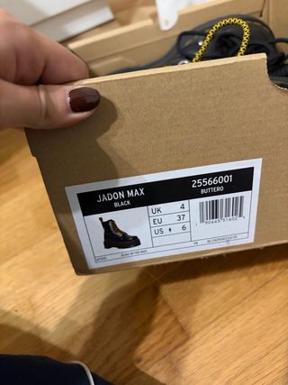 Botas Dr. Martens Negras Plataforma