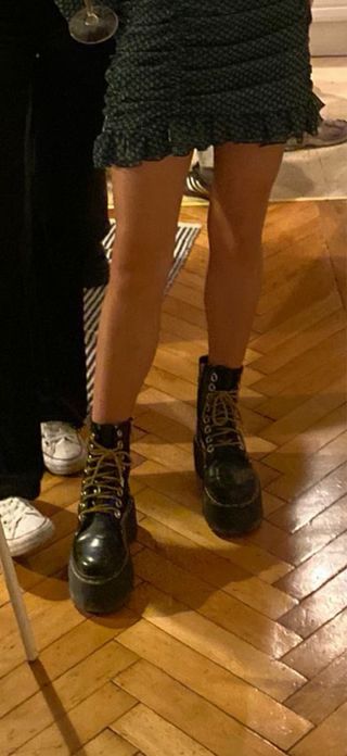 Botas Dr. Martens Negras Plataforma