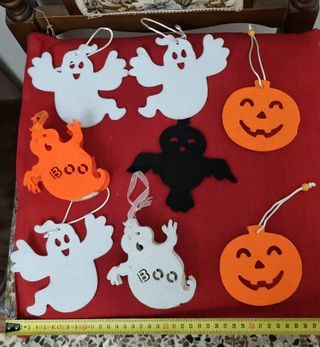Lotto Decorazioni Halloween Fantasma Zucca Gufo