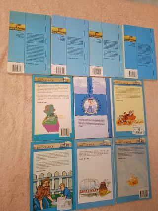 LOTE (I) DE 10 LIBROS EL BARCO DE VAPOR (azules)