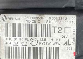 Faro izq renault 260600953r captur 1.2 tce 126794