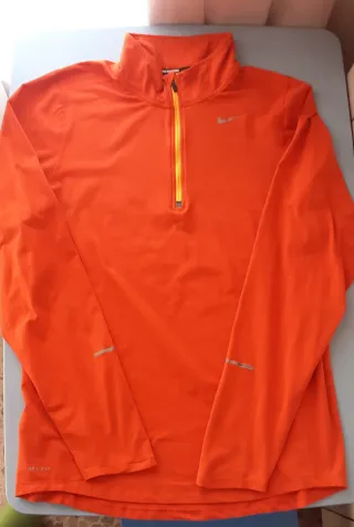 Maglietta da corsa Nike Arancione Taglia S