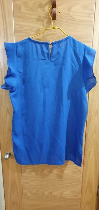 Blusa azul klein talla S
