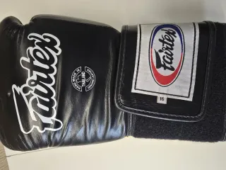 Guantes Boxeo Fairtex 16oz Negros y Amarillos