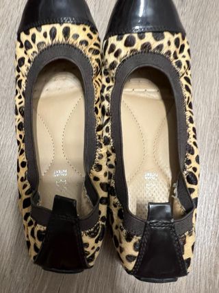 Manoletinas Geox Leopardo