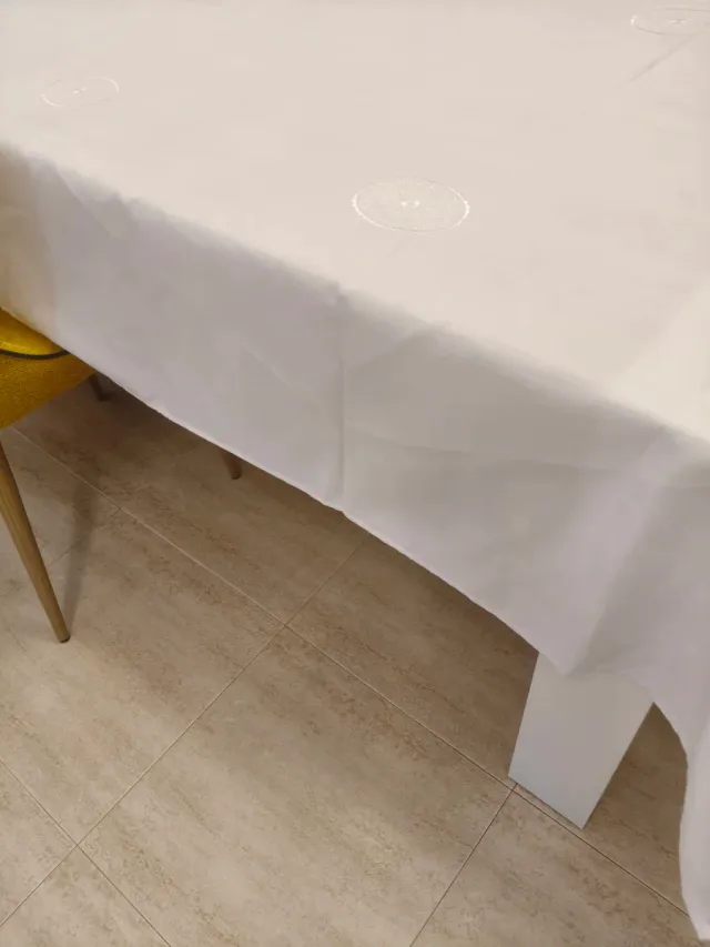 Mantel bordado con 11 servilletas