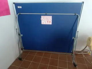 Mesa de ping pong azul