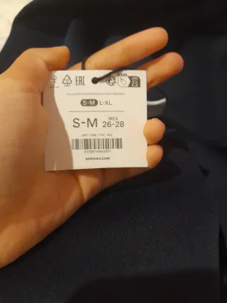 Sudadera azul oscuro ancha con cremallera NUEVA