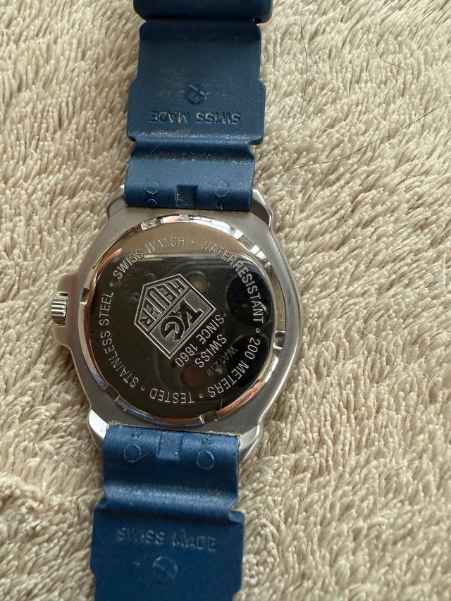 TAG Heuer F1 Cadete Reloj Azul Blanco