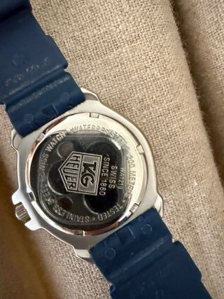 TAG Heuer F1 Cadete Reloj Azul Blanco