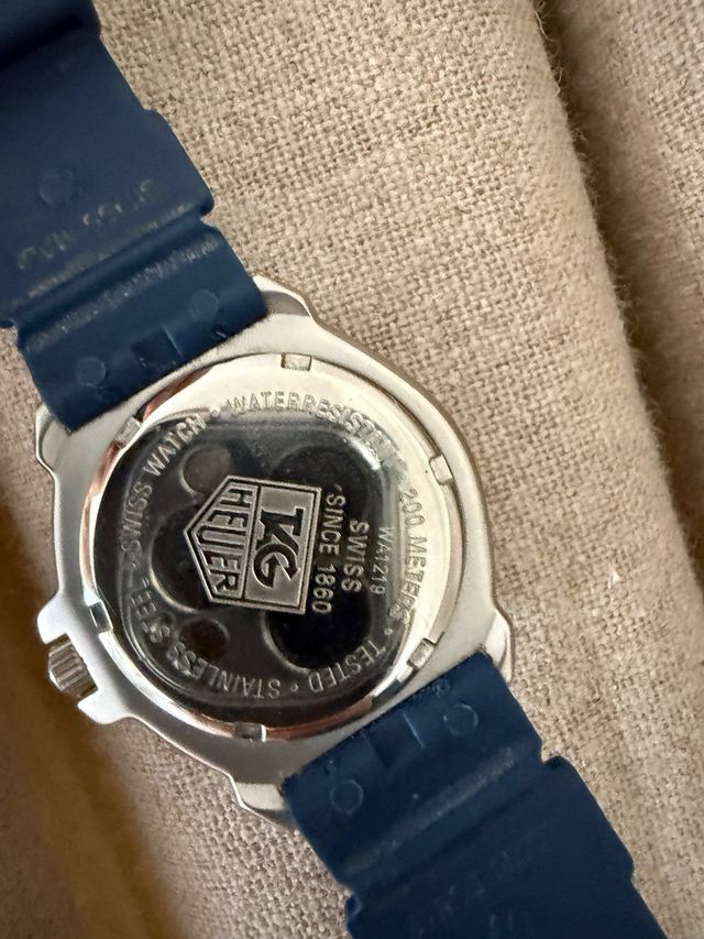 TAG Heuer F1 Cadete Reloj Azul Blanco