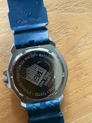 TAG Heuer F1 Cadete Reloj Azul Blanco