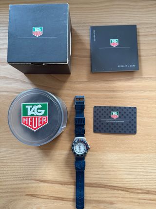 TAG Heuer F1 Cadete Reloj Azul Blanco