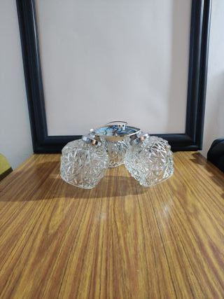 Lámpara de techo de cristal