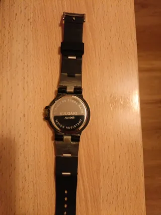 Reloj Bvlgari AM1966 Negro y Plateado