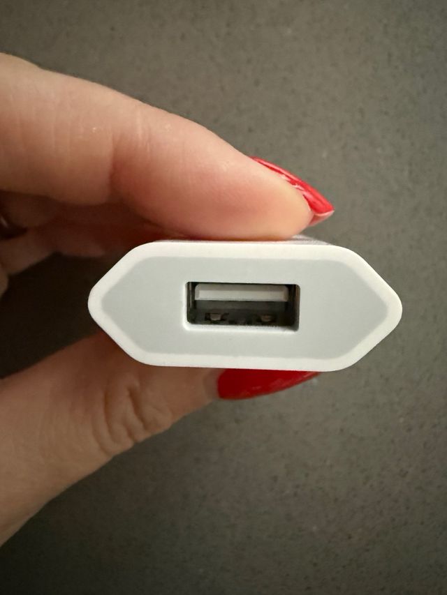 Cargador Apple USB Blanco