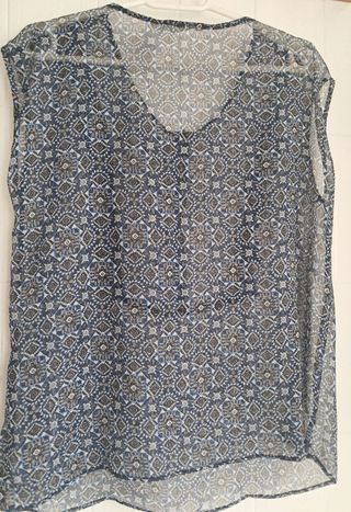 Blusa sin mangas