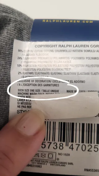 Pack 3 Pares Calcetines Polo Ralph Lauren.