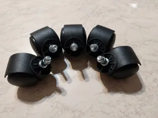 Ruote per sedia ufficio - Set da 5