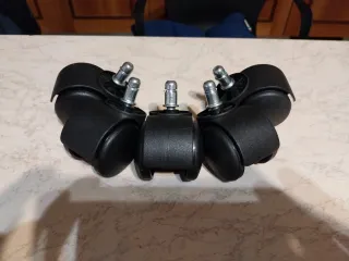 Ruote per sedia ufficio - Set da 5