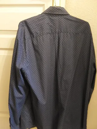 Camisa Cortefiel Azul Talla L
