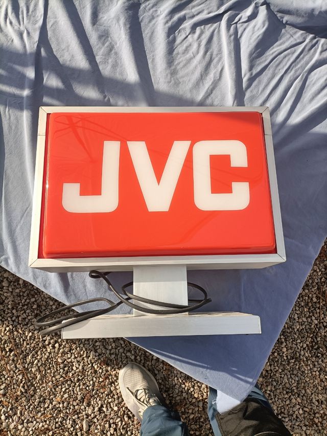 Insegna Luminosa JVC Bifacciale funzionante
