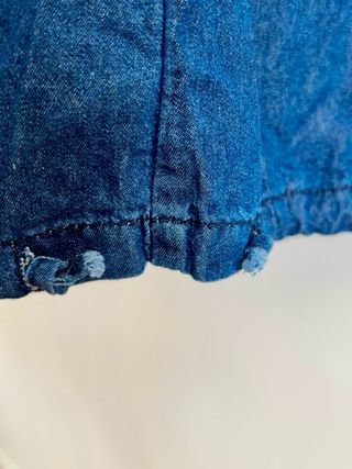 Pantalón ancho palazzo vaquero