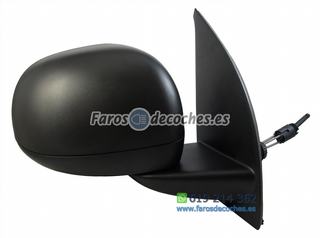 Espejo Retrovisor Derecho C/C Convexo Negro Fiat
