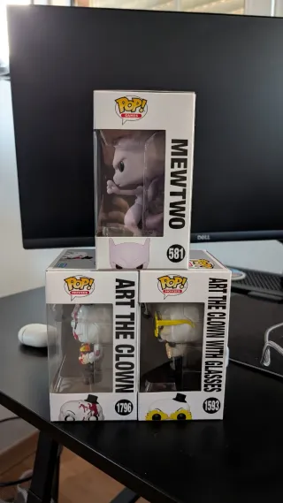 Pack 3 Funko Pop! Terrifier y Mewtwo