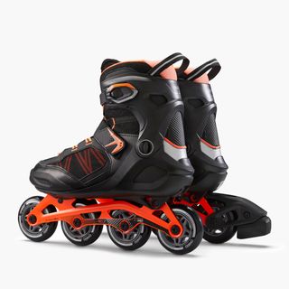 PRODUCTO OCASIÓN: Patín fitness hombre FIT500 naranja ácida